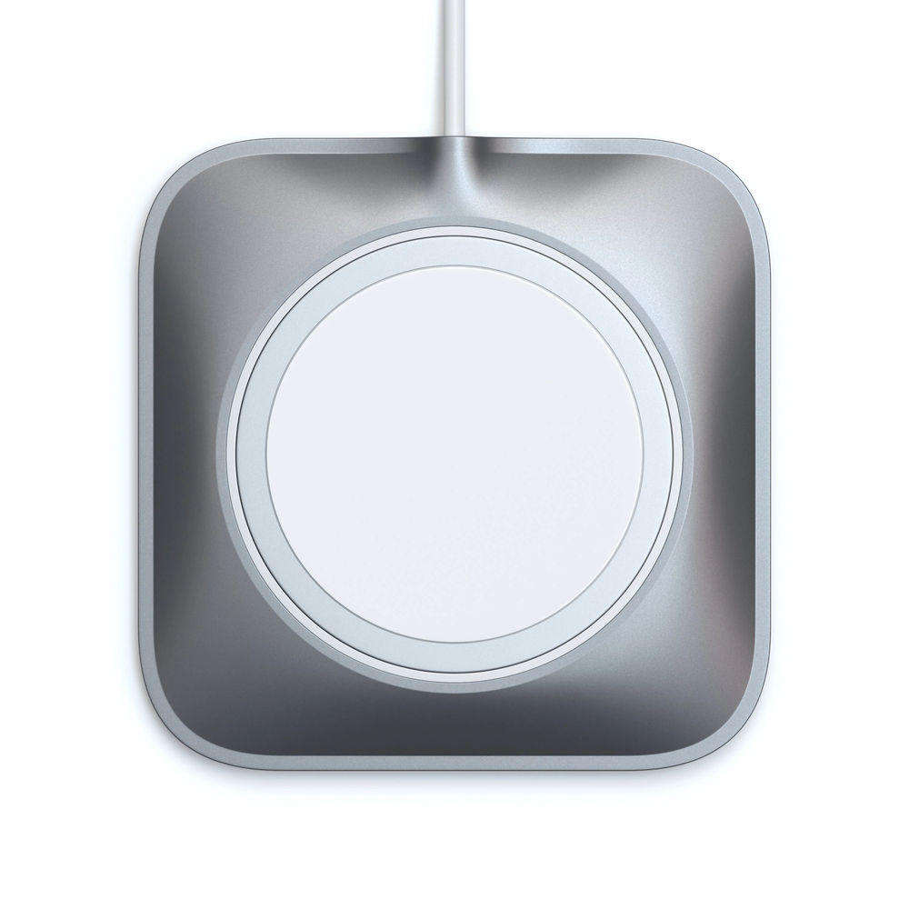 Держатель Satechi Aluminum Dock Enclosure for Magsafe Charger Цвет серый космос.